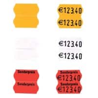 SATO Etiketten 70-030-0-032 Oranje 2,6 x 1,2 cm 1500 Stuks