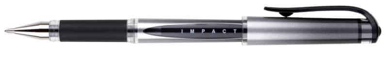uni-ball Gel Impact UM-153S Niet-intrekbaar Gelpen Zwart 0,6 mm Extra breed Rollerball Navulbaar