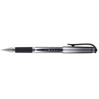 uni-ball Impact 153S Met dop Gelpen Zwart 0,6 mm Medium Rollerball Navulbaar