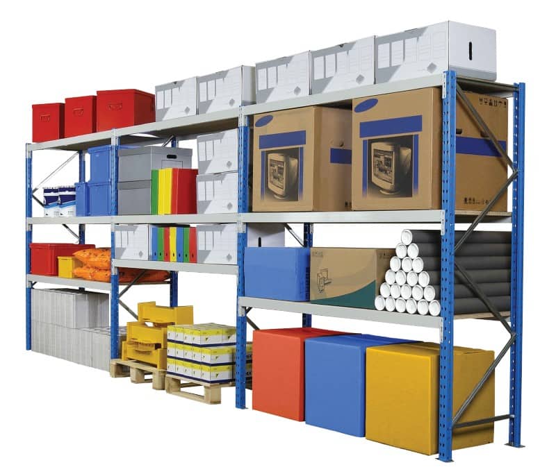 ARNO SPACE Extra legbord stellingkast 1 Plank Gelakt staal 1.800 x 800 mm Lichtgrijs