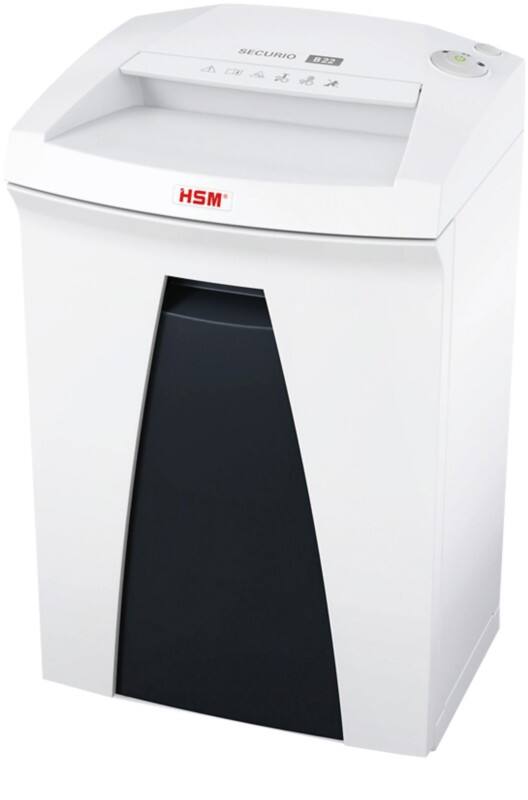 HSM SECURIO Papierversnipperaar 4 vellen Stroken Veiligheidsniveau P-6, F-3, 33 liter B22