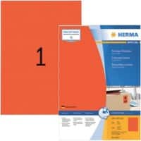 HERMA Multifunctionele Etiketten Superprint Rood Rechthoekig 100 Etiketten per pak