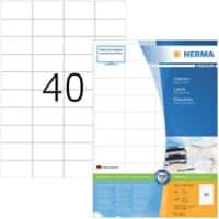 HERMA Multifunctionele etiketten 4610 Wit 52,5 x 29,7 mm 200 Vellen à 40 Etiketten