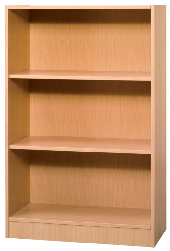 Hammerbacher Gemelamineerde spaanplaat Boekenkast 2 Planken 800 x 400 x 1.270 mm Lichtbruin Beuken