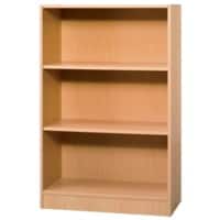 Hammerbacher Gemelamineerde spaanplaat Boekenkast 2 Planken 800 x 400 x 1.270 mm Lichtbruin Beuken