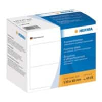 HERMA Frankeeretiketten 4318 Wit 130 x 40 mm 500 Vellen à 2 Etiketten