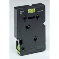 BROTHER Etiketteertapecassette P-Touch TC-C01 Zwart print op geel