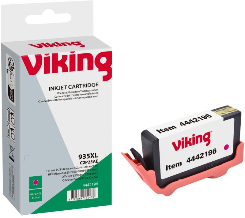 Viking 935XL compatibele HP inktcartridge C2P25AE magenta