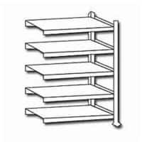 ARNO SPACE Epsilon Gegalvaniseerd staal Vervolgelement 1.000 x 500 x 2.000 mm Grijs