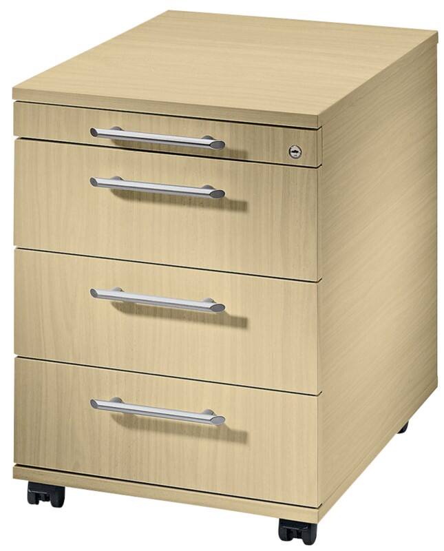 Hammerbacher Mobiel ladeblok AC30/3 Esdoorn 428 x 580 x 590 mm