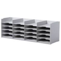 Paperflow Sorteersysteem Grijs 89,7 x 32,7 x 31,3 cm