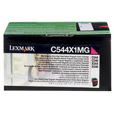 Lexmark C544X1MG Origineel Tonercartridge Magenta