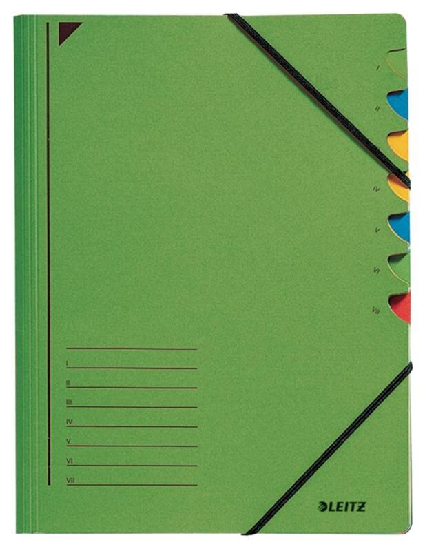 Leitz Sorteermap 3907 A4 Groen Karton 24,5 x 0,8 x 32 cm