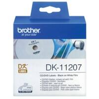 Brother CD/DVD-etiketten DK11207 58 mm