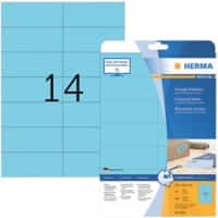 HERMA 5060 Multifunctionele Etiketten SuperPrint A4 Blauw Rechthoekig 105 x 42,3 mm 280 Etiketten per pak