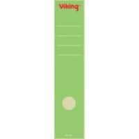 Viking Ordnerrugetiketten 75 mm lang Groen 10 Stuks