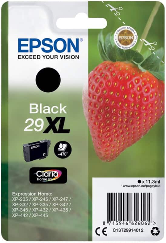 Epson 29XL Origineel Inktcartridge C13T29914012 Zwart