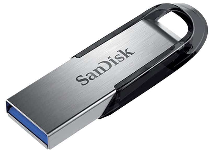 SanDisk USB 3.0 USB-stick Ultra Flair 64 GB Zwart, zilver