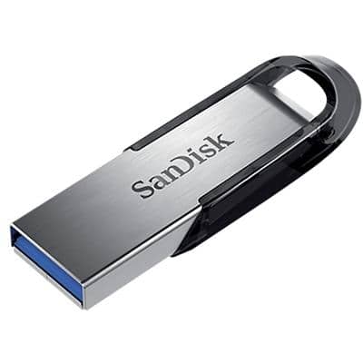 SanDisk USB 3.1 USB-stick Ultra Flair 64 GB Zwart, zilver