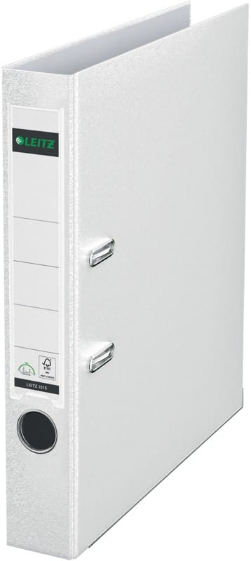 Leitz 180° Smal Ordner A4 52 mm Wit 2 Ringen 1015 Kunststof Glad Staand