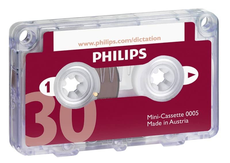 Philips Mini Cassetteband LFH0005 Rood