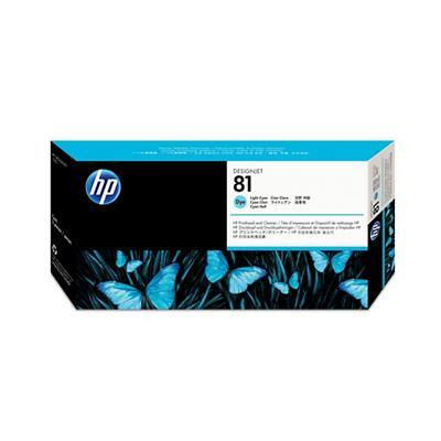 HP 81 Origineel Inktcartridge C4954A Licht cyaan Multipak  2 Stuks