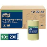 Tork Poetspapier W5 Rol Groen 10 Rollen à 200 Vellen