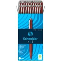 Schneider K15 Balpen 20 Stuks Rood