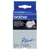 BROTHER Etiketteertapecassette P-Touch TC-102 Rood print op transparant