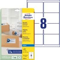 Avery Etiketten J8165-25 Klevend A4 Wit 99,1 x 67,7 mm 25 Vellen à 8 Etiketten