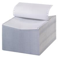 Viking Computer-kettingpapier A4+ Geperforeerd 53 g/m², 56 g/m², 57 g/m² Wit 600 Vellen