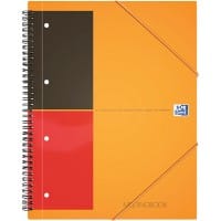 OXFORD International Notitieboek Draadgebonden A4+ Gelinieerd PP (Polypropeen) Oranje 160 Pagina's 80 Vellen