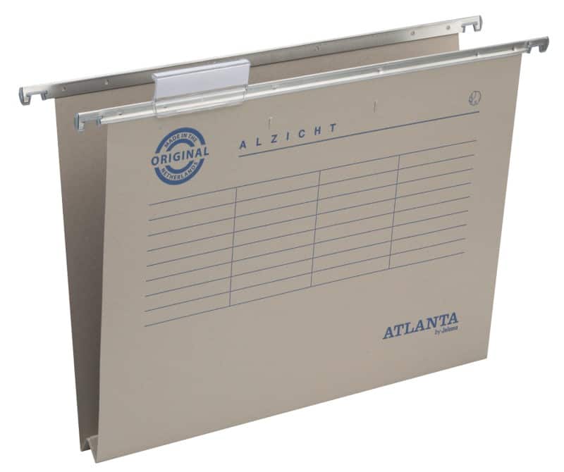 Djois Alzicht Verticale Hangmap A4 330 mm met 30 mm bodem Grijs 25 stuks