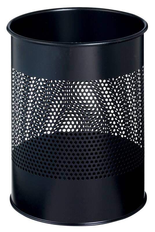 DURABLE Prullenbak Atlanta Metaal Zwart 28 x 34 x 31,5 cm
