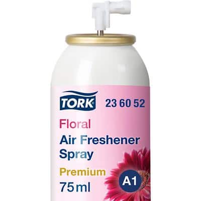 Tork Premium A1 Luchtverfrisserspray 3000 verstuivingen Bloemen 75ml