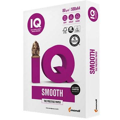 IQ Selection Smooth A4 Kopieerpapier Wit 80 g/m² Glanzend 500 Vellen