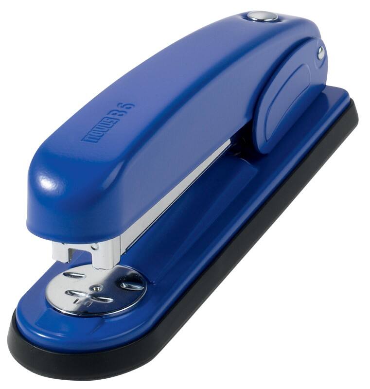 Novus NOVUS OFFICE Nietmachine B 6 Halve strip 30 Vellen Blauw 24/6, 26/6 Kunststof, metaal