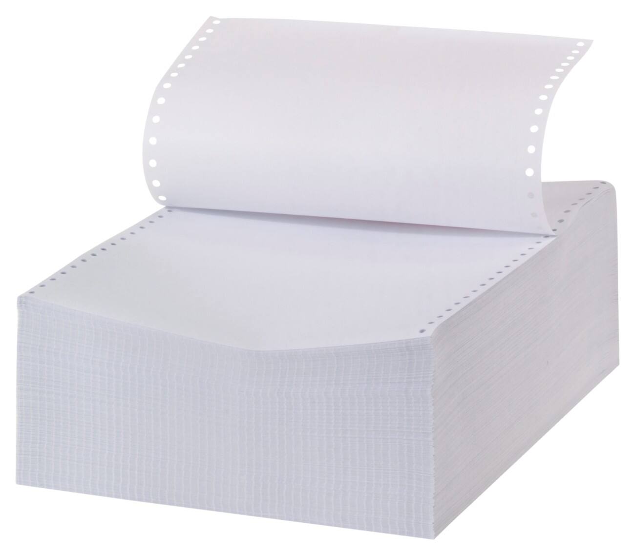 Niceday Kettingpapier A4 60 g/m² 240 mm x ca. 305 mm (12") Wit 1000 vel