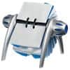DURABLE Visifix® Flip Visitekaartsysteem Zilver, blauw Speciaal 400 kaartjes Kunststof 21,5 x 18,5 x 12 cm