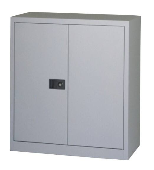 Bisley Draaideurkast Universeel 1 Plank Afsluitbaar 914 x 400 x 1.000 mm Grijs