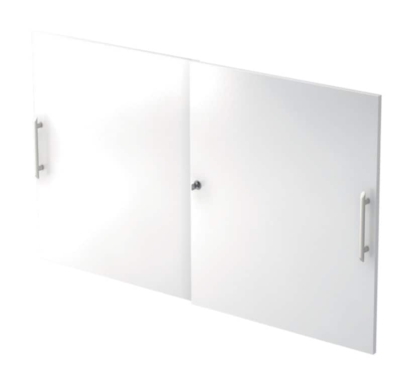 Hammerbacher Matrix Kastdeuren Zilver 1.200 x 748 mm Pak van 2