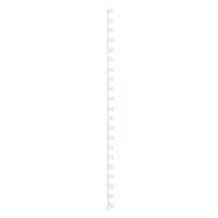 GBC Plastic inbindruggen 4028195 A4 10 mm Wit 100 Stuks