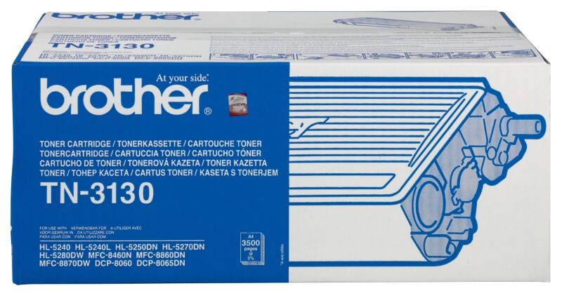 Brother TN-3130 Origineel Tonercartridge Zwart