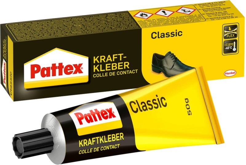 Pattex contactlijm Permanent Gel Zwart, geel PCL3C