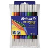 Pelikan C407 Viltstiften Ronde punt Kleurenassortiment 10 Stuks