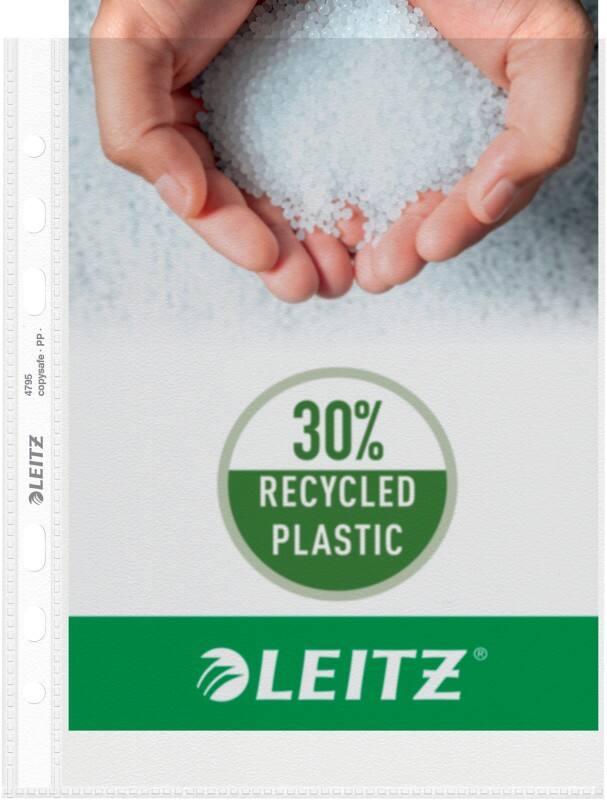 Leitz Showtassen A5 Generfd Transparant 80 micron PP (Polypropeen) Boven 6 Gaten 4795 100 Stuks