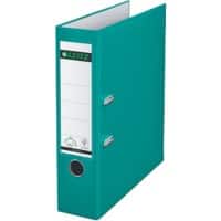 Leitz 180° Breed Ordner A4 82 mm Turkoois 2 Ringen 1010 PP (Polypropeen) Glad Staand