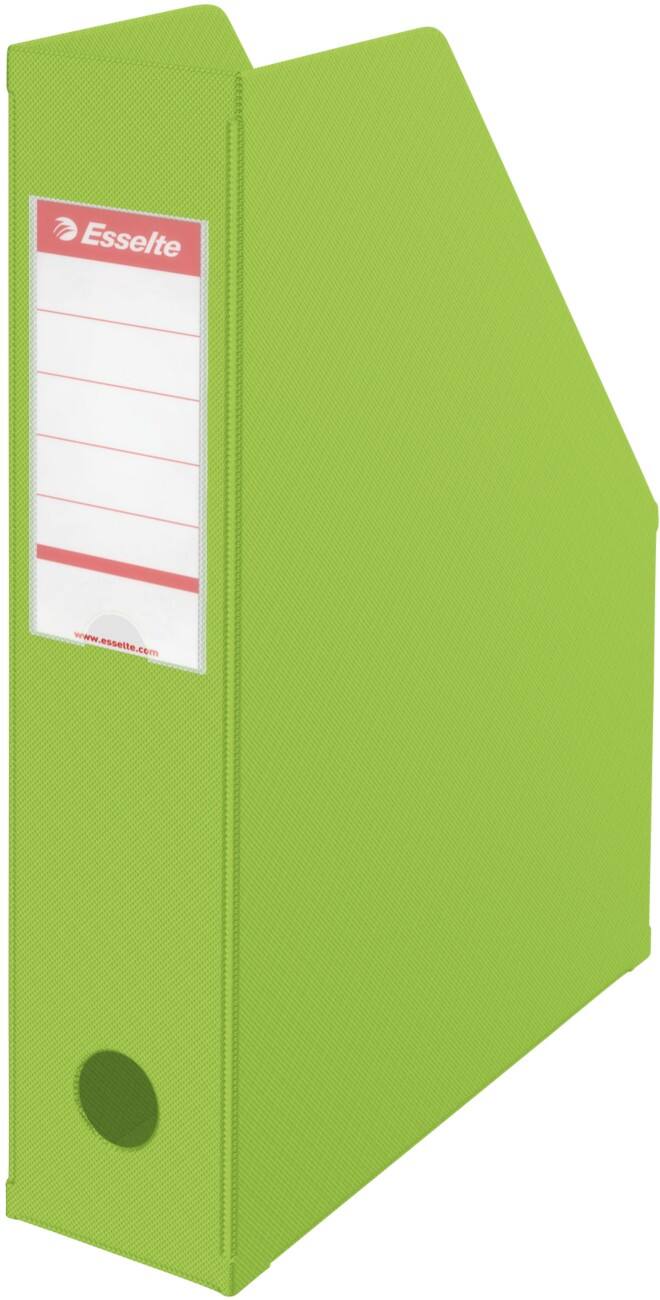 Esselte 56005 Tijdschriftencassette Groen A4 Karton, polypropyleen 7,2 x 24,2 x 31,8 cm