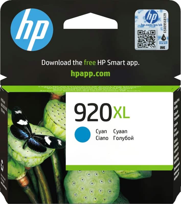 HP 920XL originele inktcartridge CD972AE cyaan