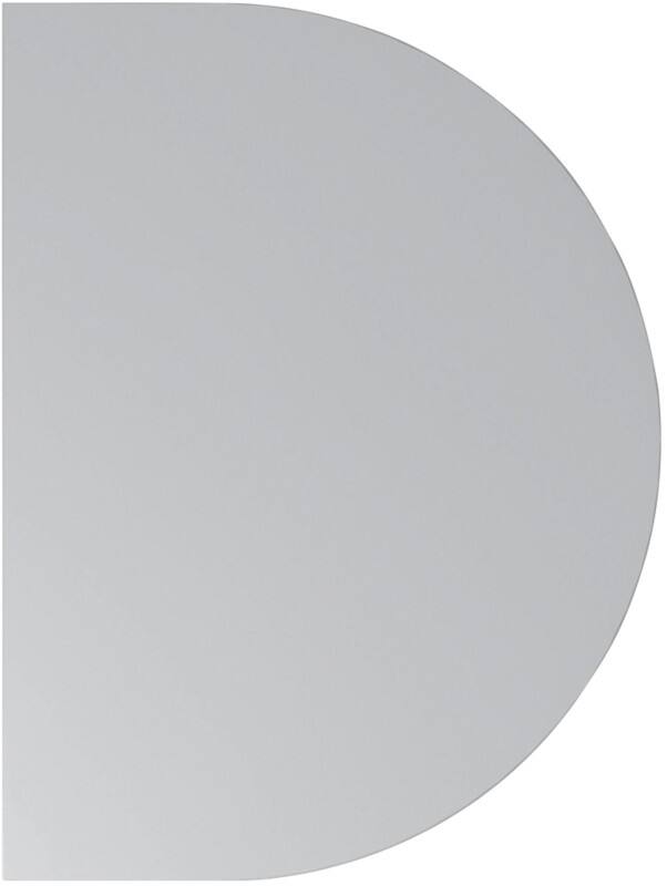 Hammerbacher Uitbreidings paneel bureau VHA60 Grijs, zivler 800 mm